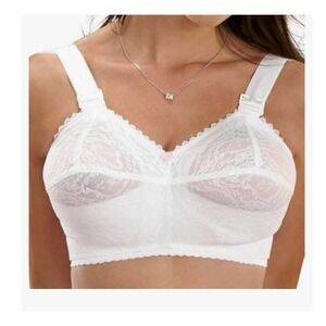 Ardyss ANGEL BRA SHAPERS SUPPORTS-FIRMS LIFTS THE BREAST lacey White lace 30 H